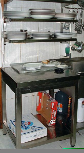 mesa acero inoxidable